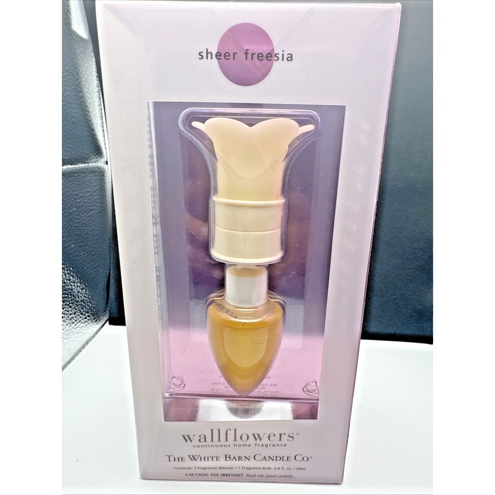 NEW The White Barn Candle Co. Wallflowers Fragrance Warmer Sheer Freesia